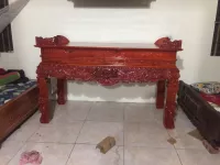 Sập thờ gỗ thông đức nhập khẩu