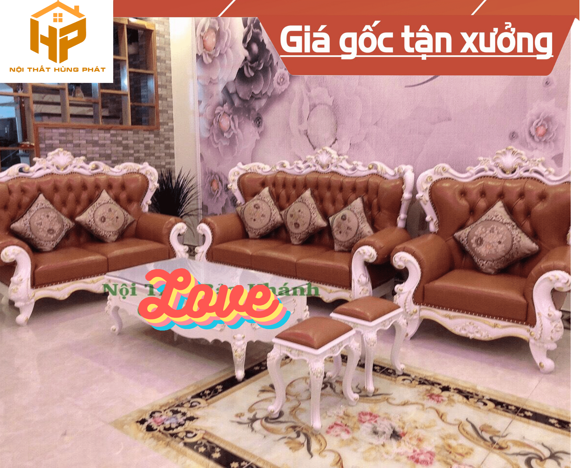 Sofa Tân Cổ Điển nhập Khẩu Châu Âu