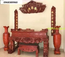 Sập thờ gỗ gụ