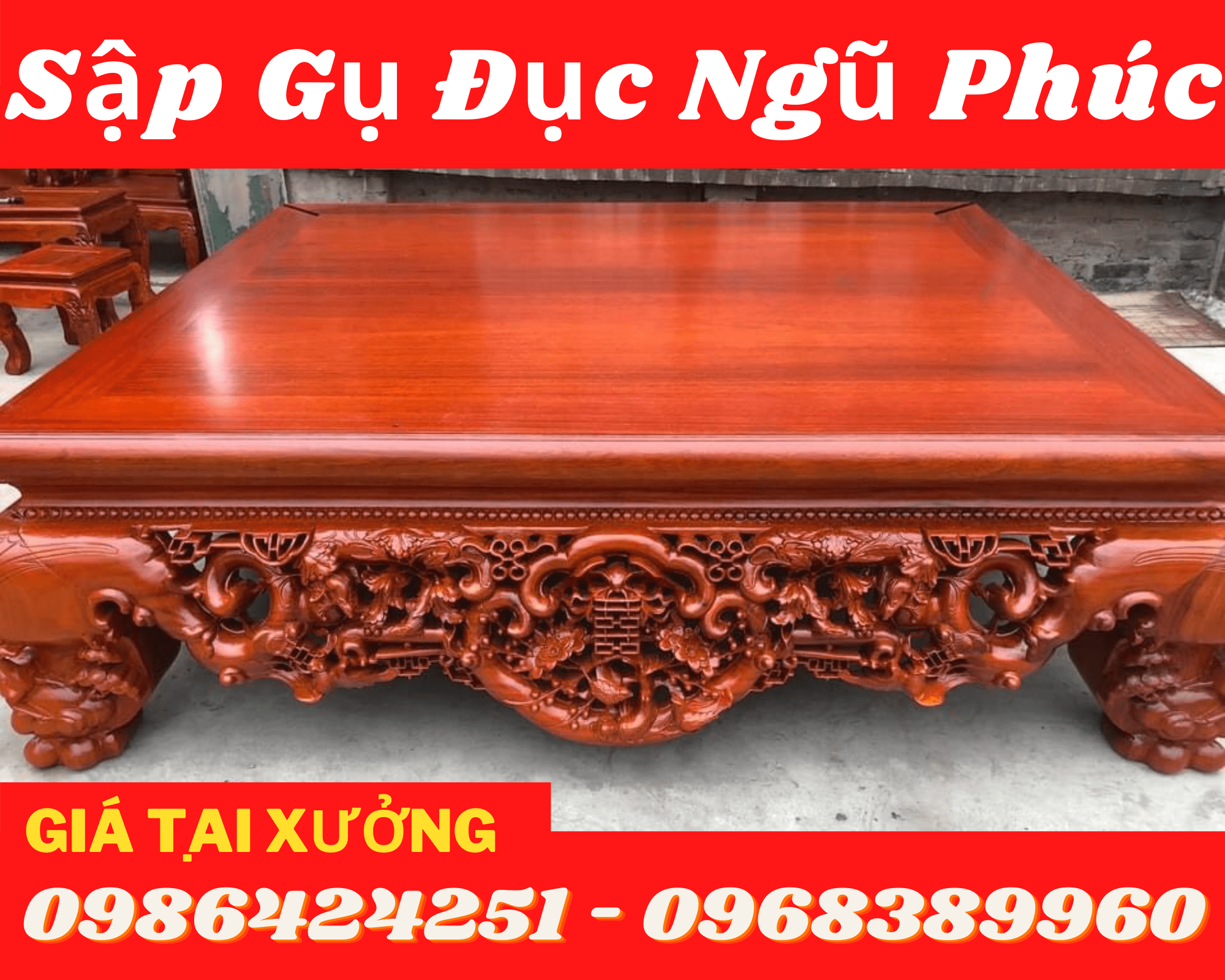 Sập nằm gỗ gụ