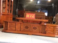 Kệ tivi Vát gỗ gõ đỏ