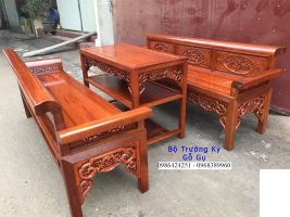 Bộ bàn ghế Trường Kỷ gỗ gụ