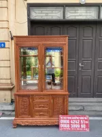 Tủ rượu gỗ hương 1m2 và 1m4