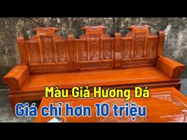 Bộ bàn ghế Âu Á hộp gỗ xoan ta