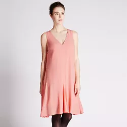 Drop Waist Skater Dress