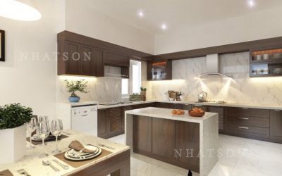 Lựa chọn đá tự nhiên cho không gian bếp