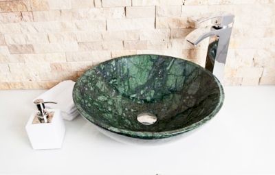 Nổi bật không gian cùng đá tự nhiên Marble Xanh (India Green)