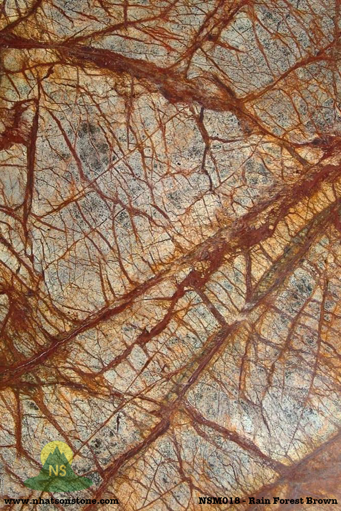 Đá Tự Nhiên Marble NSM018 - Rain Forest Brown