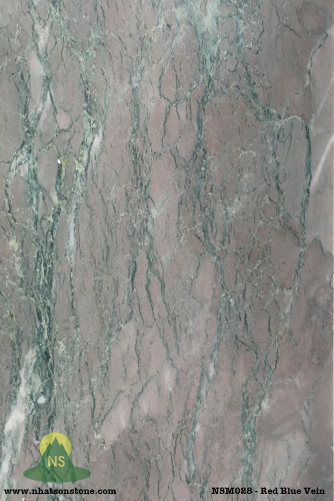 Đá Tự Nhiên Marble NSM028 - Redbluevein