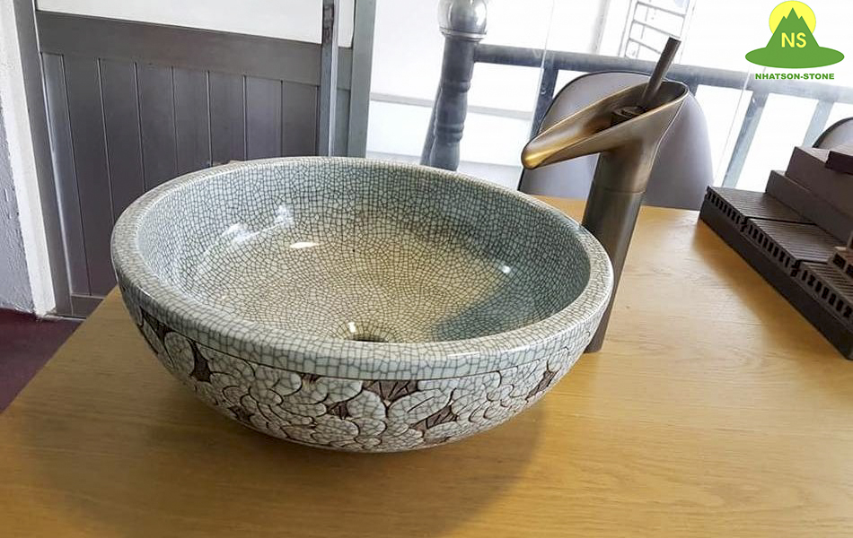 Lavabo đá tự nhiên - NSL008