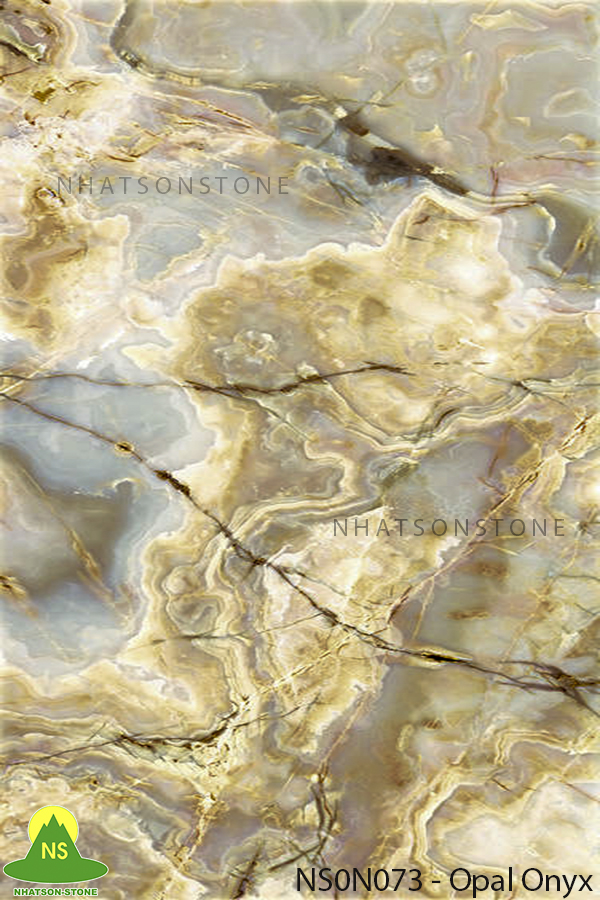 Đá Xuyên Sáng NS0N073 - Opal Onyx