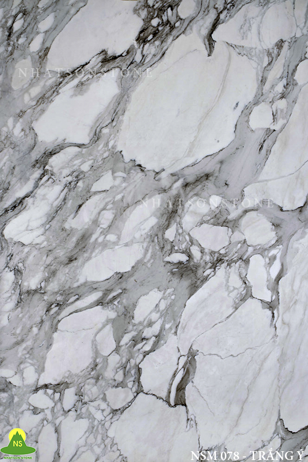 Đá Tự Nhiên Marble NSM078 - TRẮNG Ý