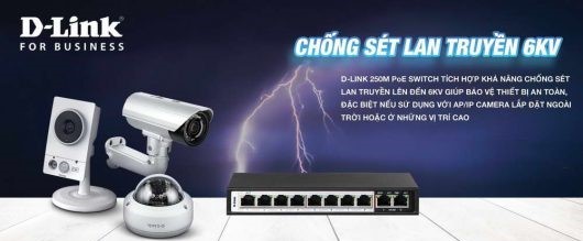 Khà năng chống sét lan truyền lên tới 6kv