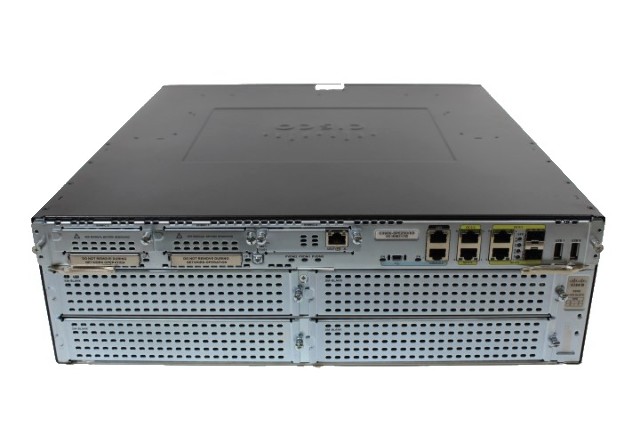 Router Cisco 3945 có các khả năng Cisco Unified Border Element cho tối đa lên đến 1000 phiên