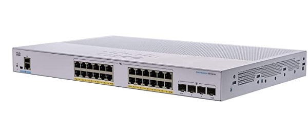 Switch CBS350-24FP-4G - một sản phẩm tiêu biểu của dòng Cisco Business CBS350 24 port