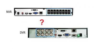 ​So sánh thiết bị đầu ghi hình DVR và PoE NVR