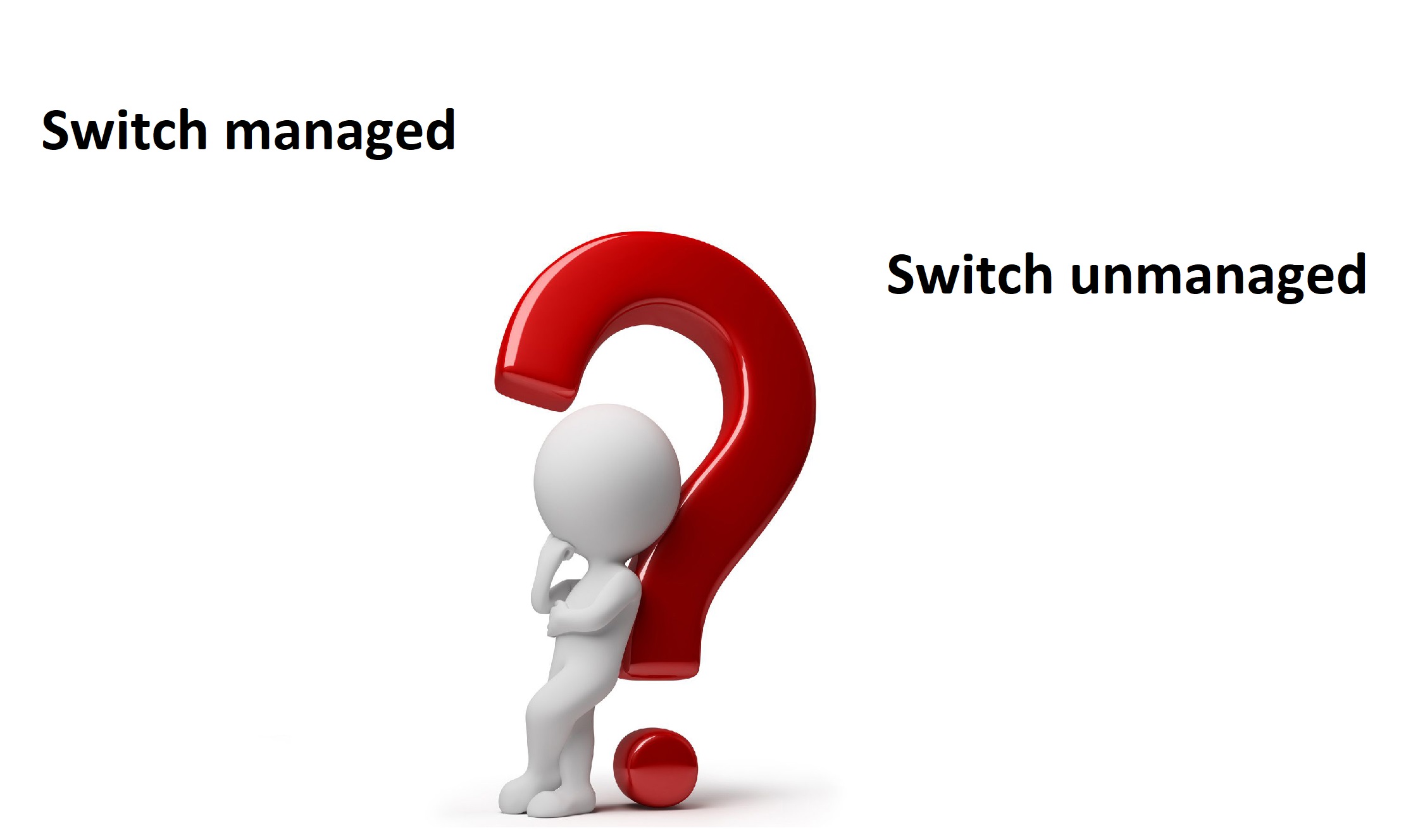 Sự khác nhau giữa switch managed và switch unmanaged