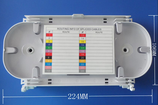 Khay hàn quang (khay đấu nối cáp quang) 24FO 24 (core)