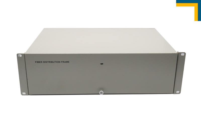 Hộp phối quang gắn tủ rack đủ phụ kiện vỏ thép sơn tĩnh điện ODF 64FO