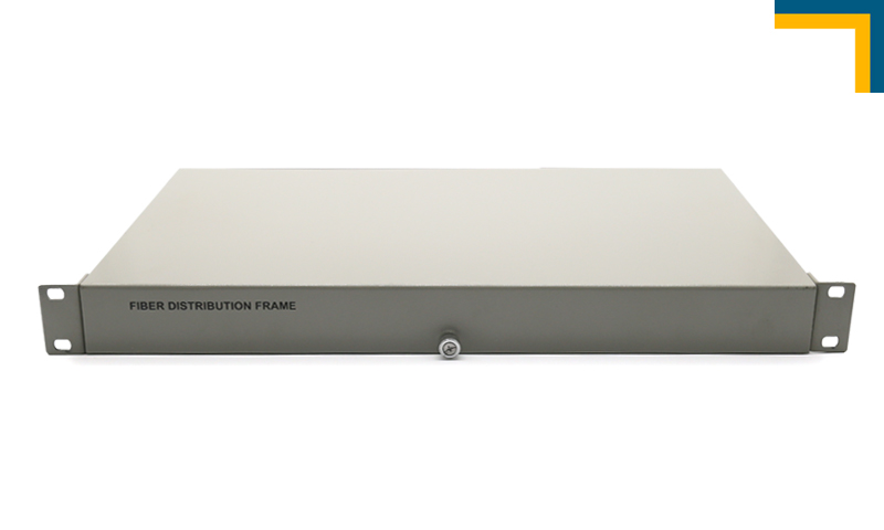 Hộp phối quang gắn tủ rack đủ phụ kiện vỏ thép sơn tĩnh điện ODF 8FO