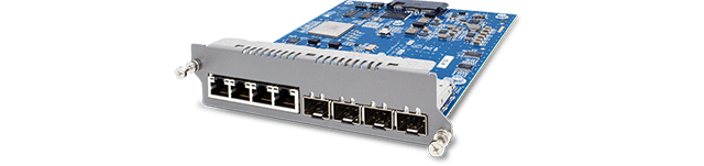 AT- MCF3010T/4SP Allied Telesis media converter blade.