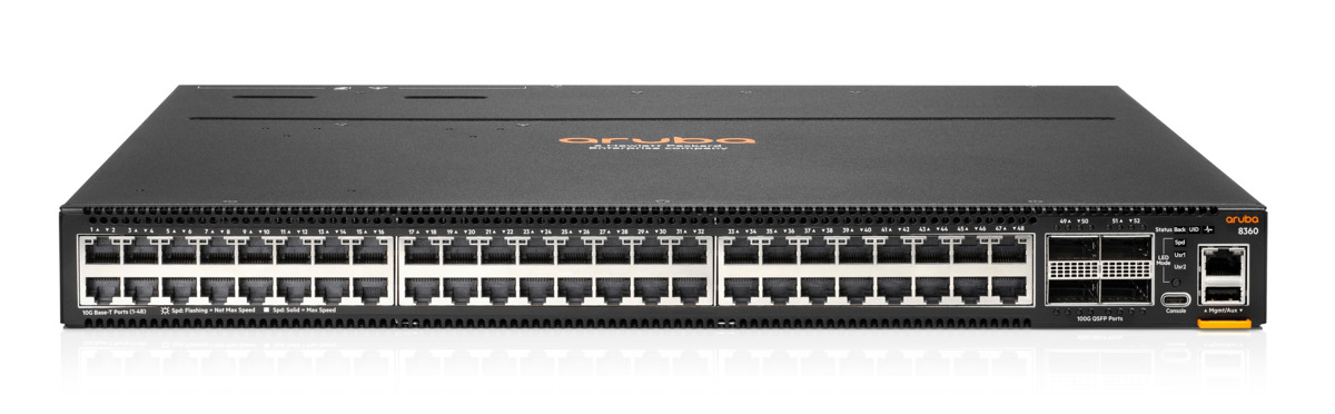 Switch Aruba 8360-48XT4C Power-to-Port 3 Fans, 2 Power Supplies (JL707A)