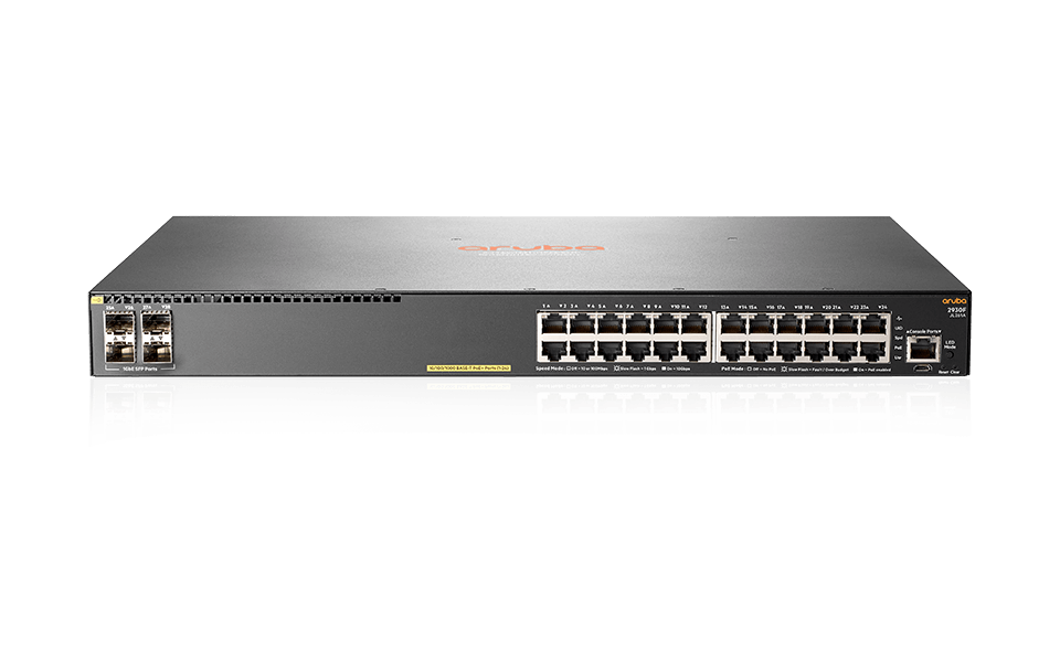 Switch Aruba 2930F 24G PoE+ 4SFP+ TAA-compliant (JL263A)