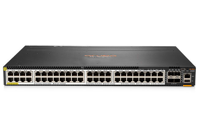 Switch Aruba 6300M 48-port HPE Smart Rate 1/2.5/5GbE Class 6 PoE and 4-port SFP56 (JL659A)