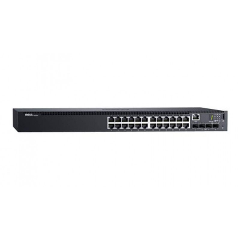 N1524P Dell EMC PowerSwitch 24 Ports PoE+, 4 SFP+ Slot Uplink