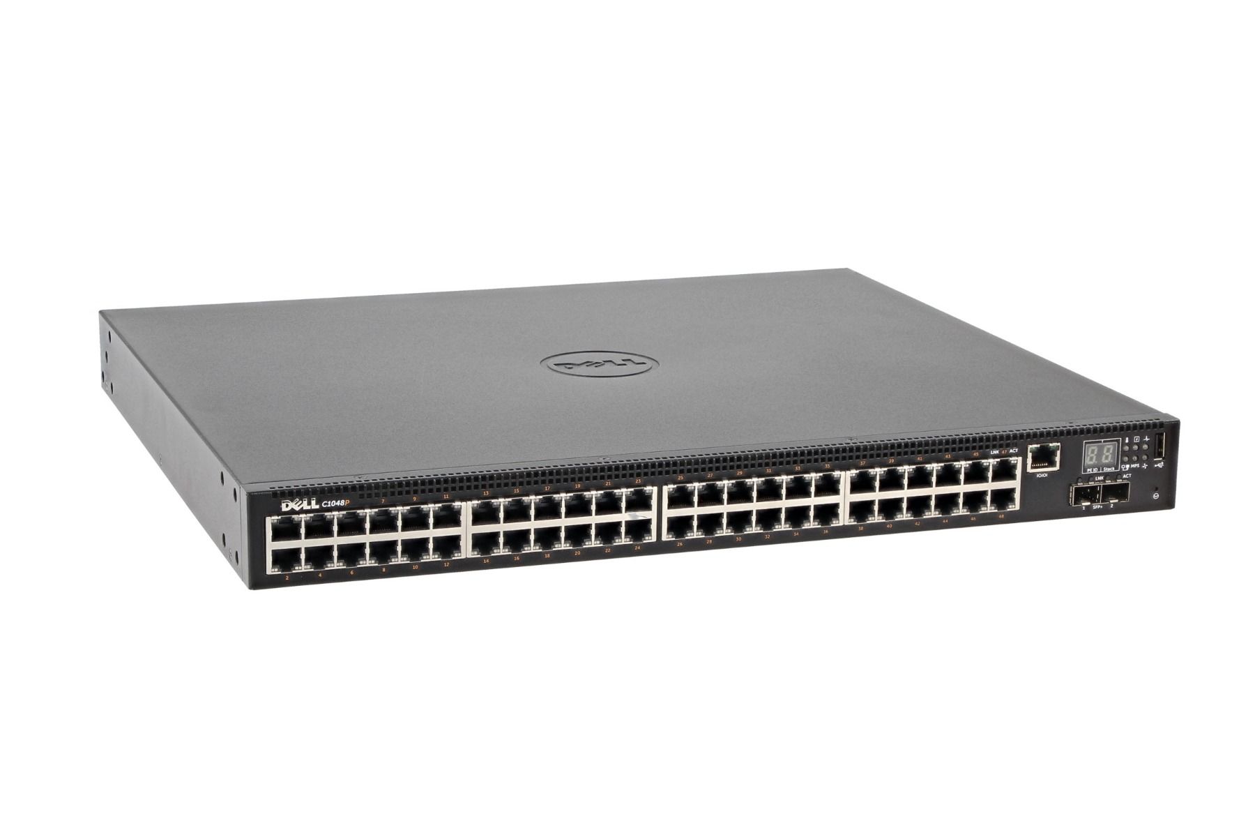 C1048P Dell Networking 48 Ports 1GbE PoE+, 2 SFP+ capable rapid access node
