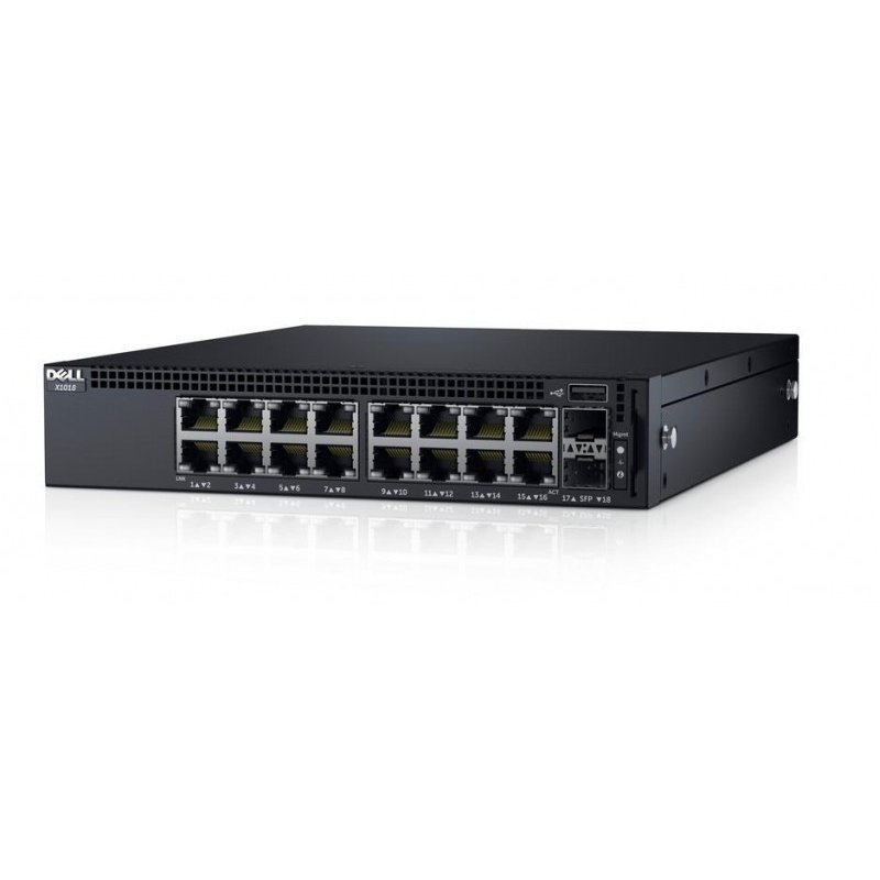 X1018 Dell EMC Networking X-Series 16 Ports GE, 2 SFP Uplink