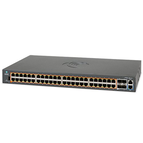 cnMatrix EX2052-P Switch Cambium 48 Ports GE PoE+, 4x 10G SFP+ Uplink