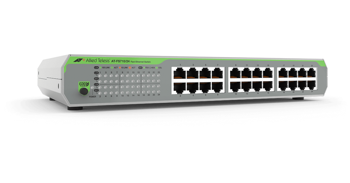 AT-FS710/24 Allied Telesis 24-port 10/100TX unmanaged switch
