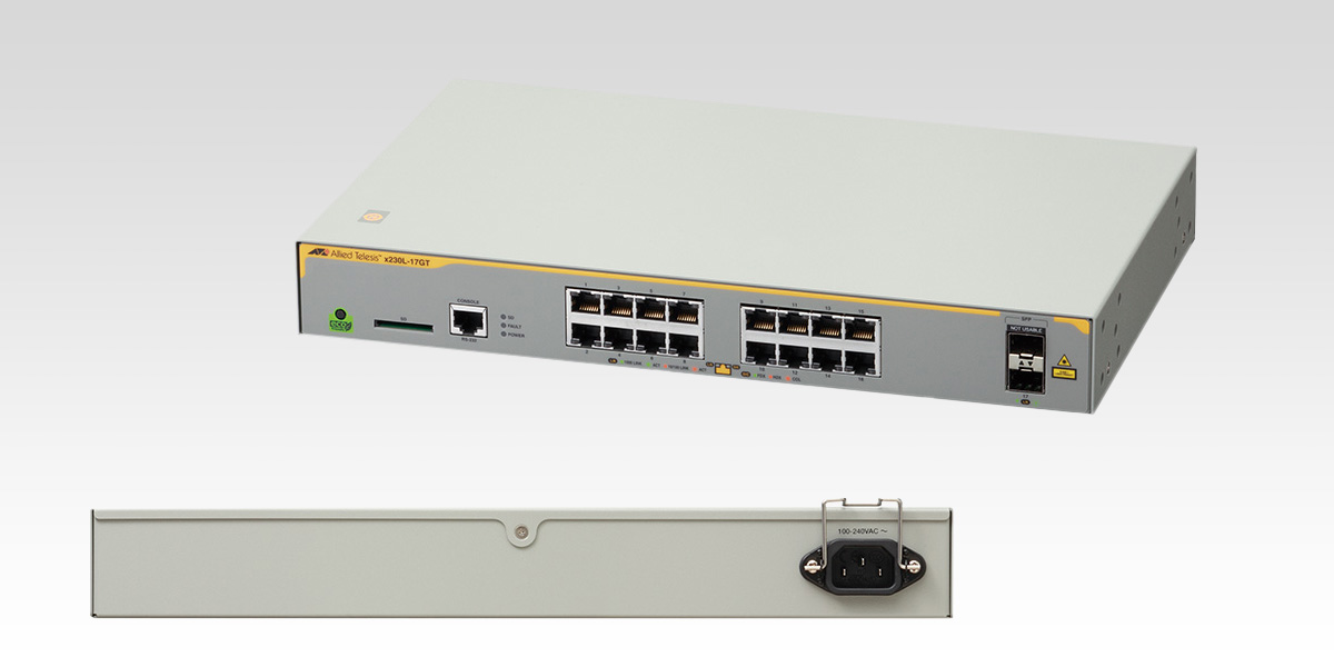 AT-x230L-17GT Allied Telesis L3 Switch 16 x 10/100/1000T ports, 1 x 100/1000X SFP port