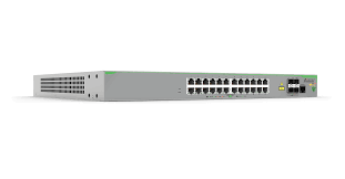 AT-FS980M/28PS Switch Allied Telesis 24-port 10/100TX PoE+ 375W with 4 SFP uplinks