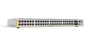 AT-x510L-52GT Allied Telesis 48 Ports 10/100/1000T switch with 4 SFP+ ports and a single fixed PSU