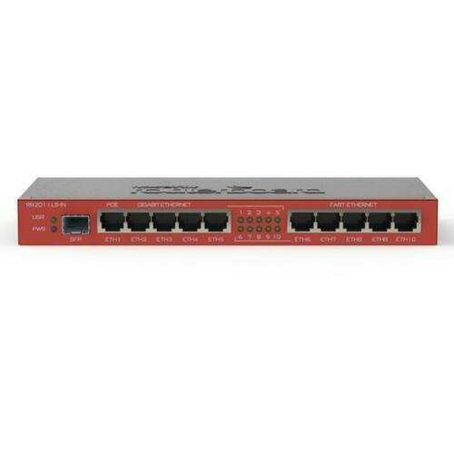 RB2011iLS-IN Router Mikrotik 5 Port FE, 5 Port GE with PoE RouterOS L4