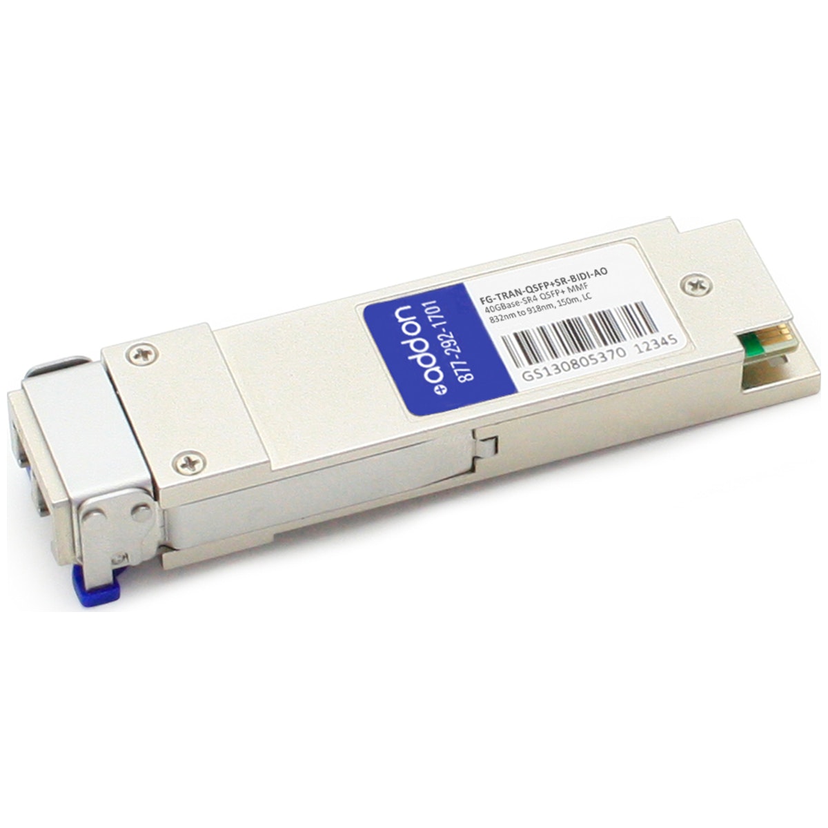Module Fortinet FG-TRAN-QSFP+SR-BIDI 40GBase-SR-BiDi LC 850–900nm 150m MMF QSFP+