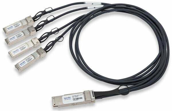 Cable DAC Brocade 40G-QSFP-4SFP-C-0101 QSFP+ to 4 SFP+ 1m 1-pack