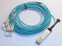 F5-UPG-QSFP+AOC10M F5 40GbE QSFP+ to 4 LC active optical cable (AOC) 10m