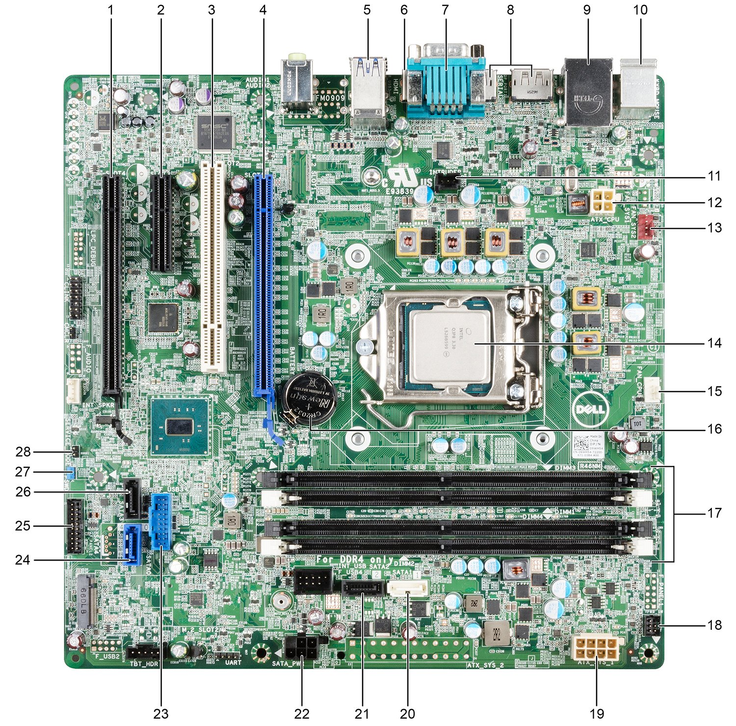 Mainboard Server Dell PowerEdge T30