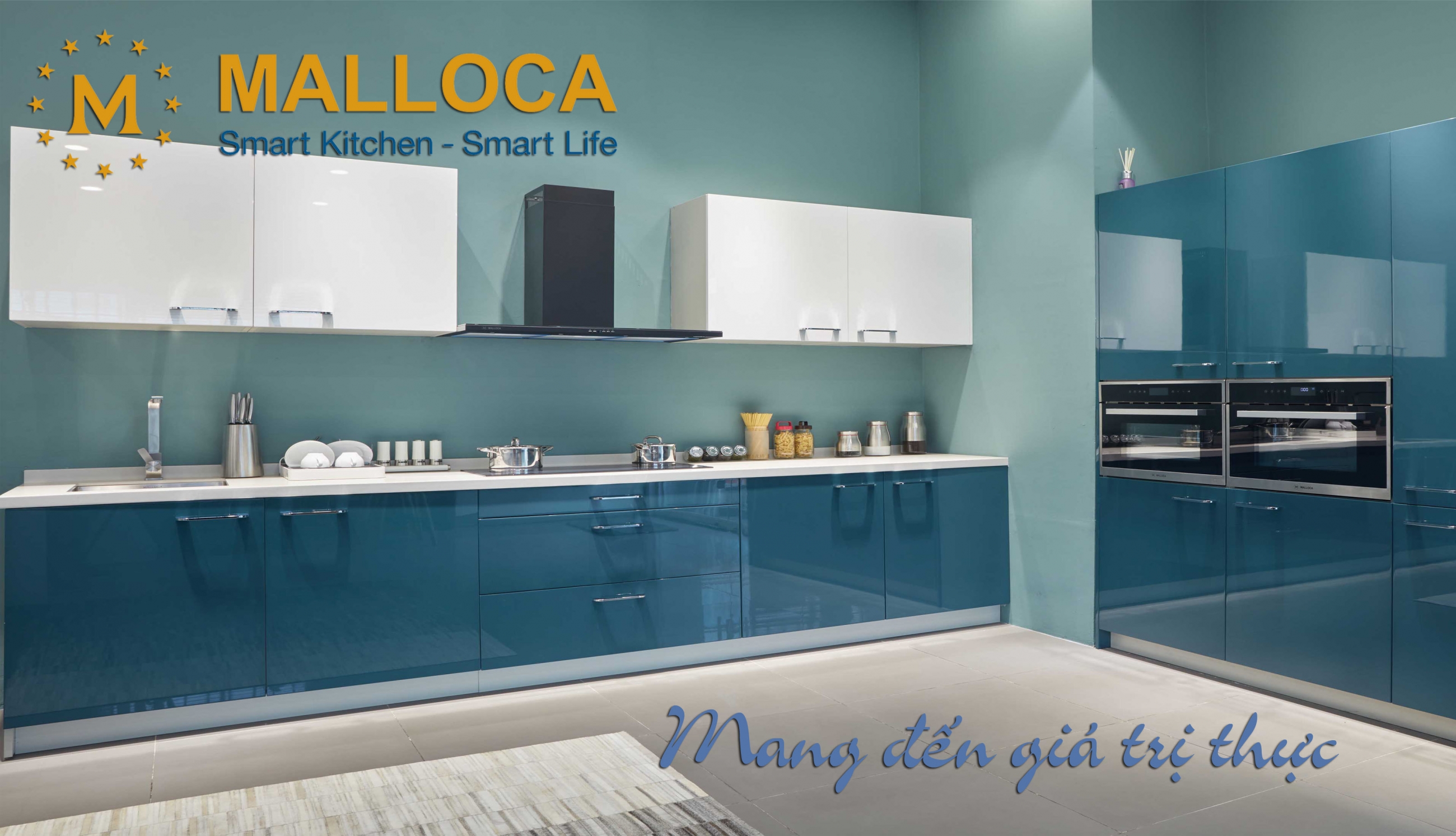 Tủ Bếp An Cường PIANO GLOSS