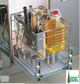 Giá Đựng Gia vị, Chai Lọ, Dao Thớt Nan Vuông Edel ED.400