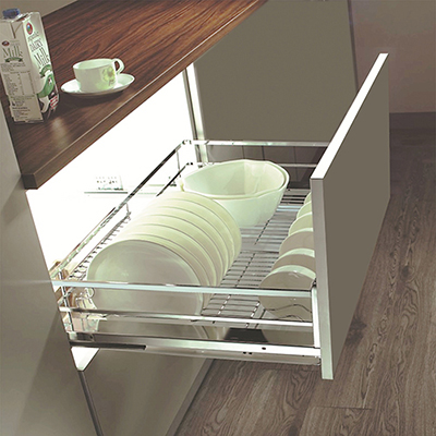Giá Xoong nồi, bát đĩa Inox 304 nan dẹt Edel BS01.700