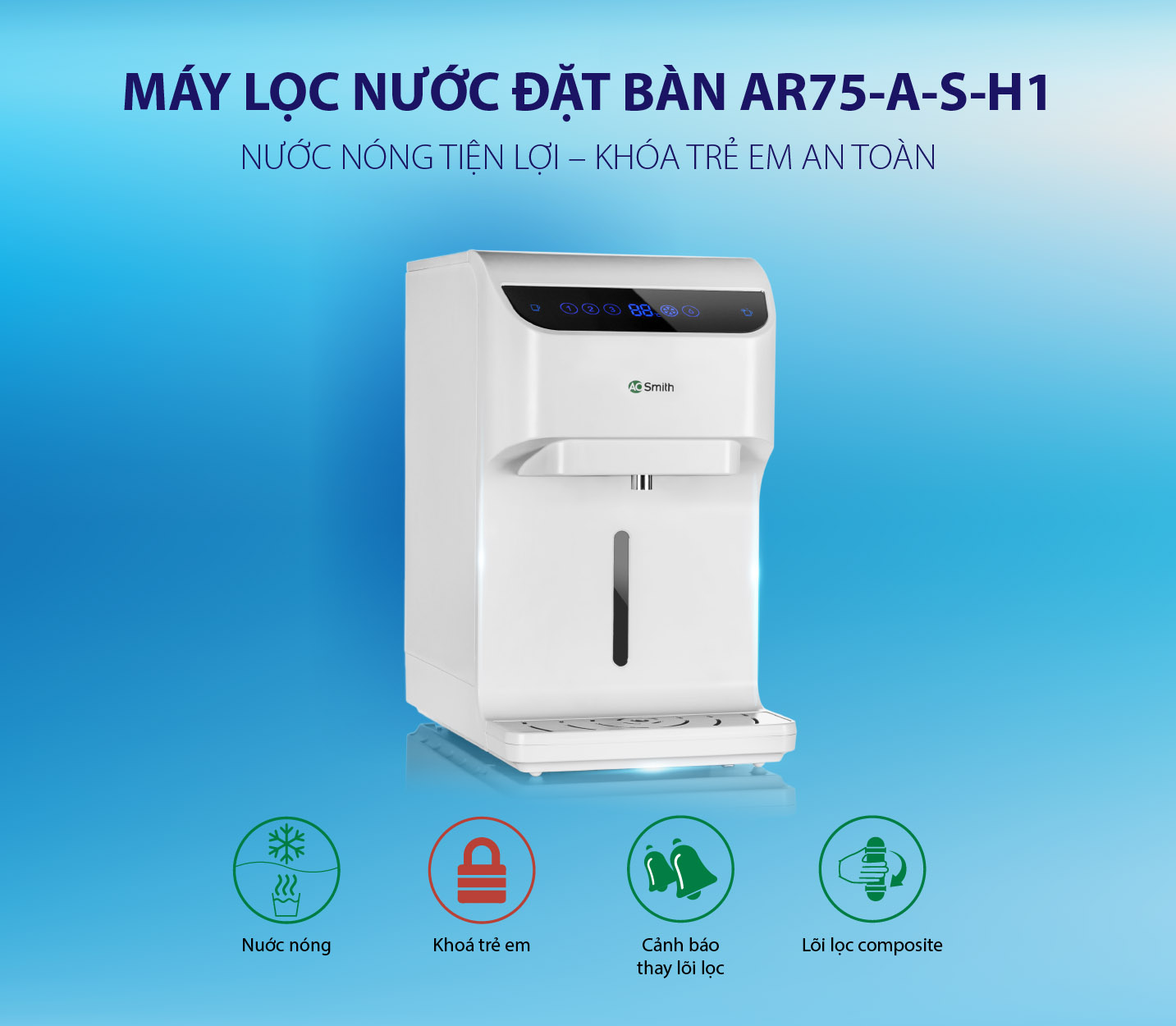 Máy Lọc Nước A.O.Smith AR75-A-S-H1