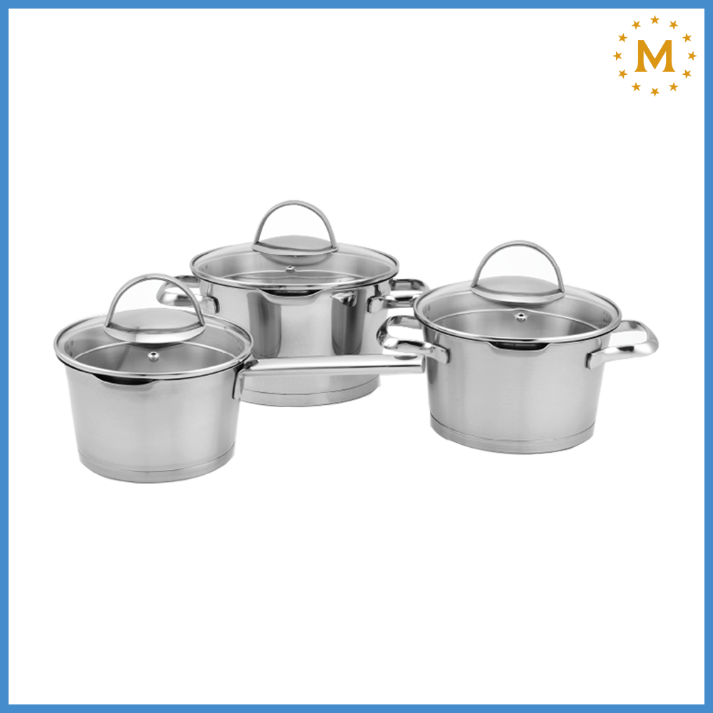 Bộ Nồi Inox 6 Món Malloca SA-1903