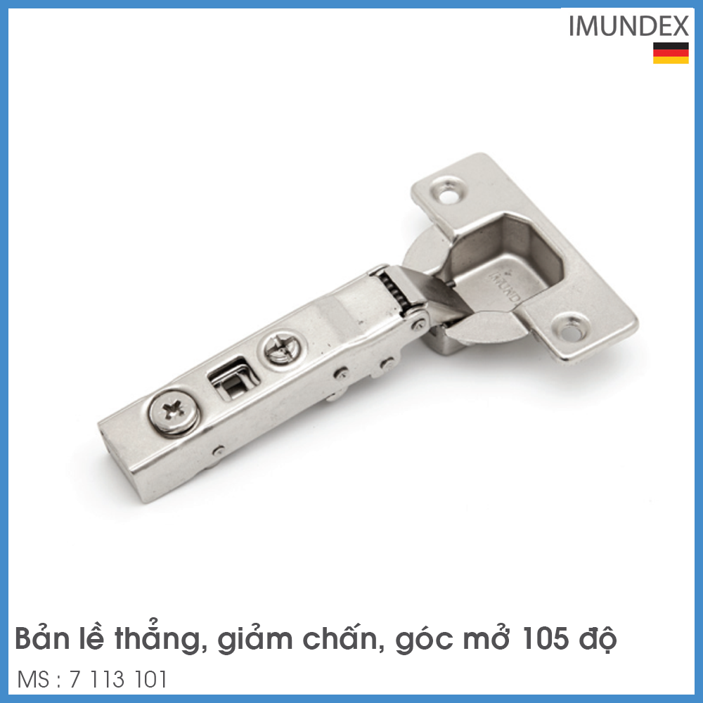 Bản Lề Trùm Ngoài Giảm Chấn 105° Imundex 7 113 101