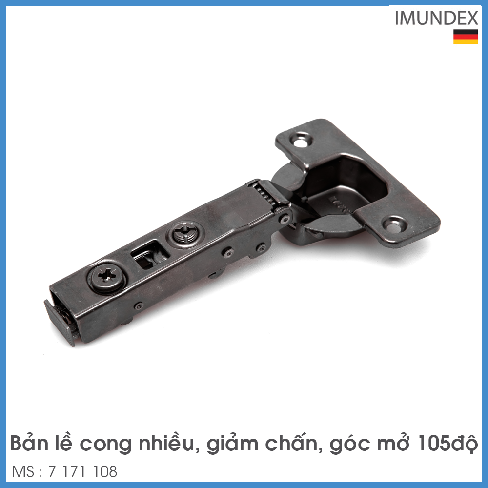 Bản Lề Lọt Lòng Giảm Chấn 105° Imundex 7 171 108