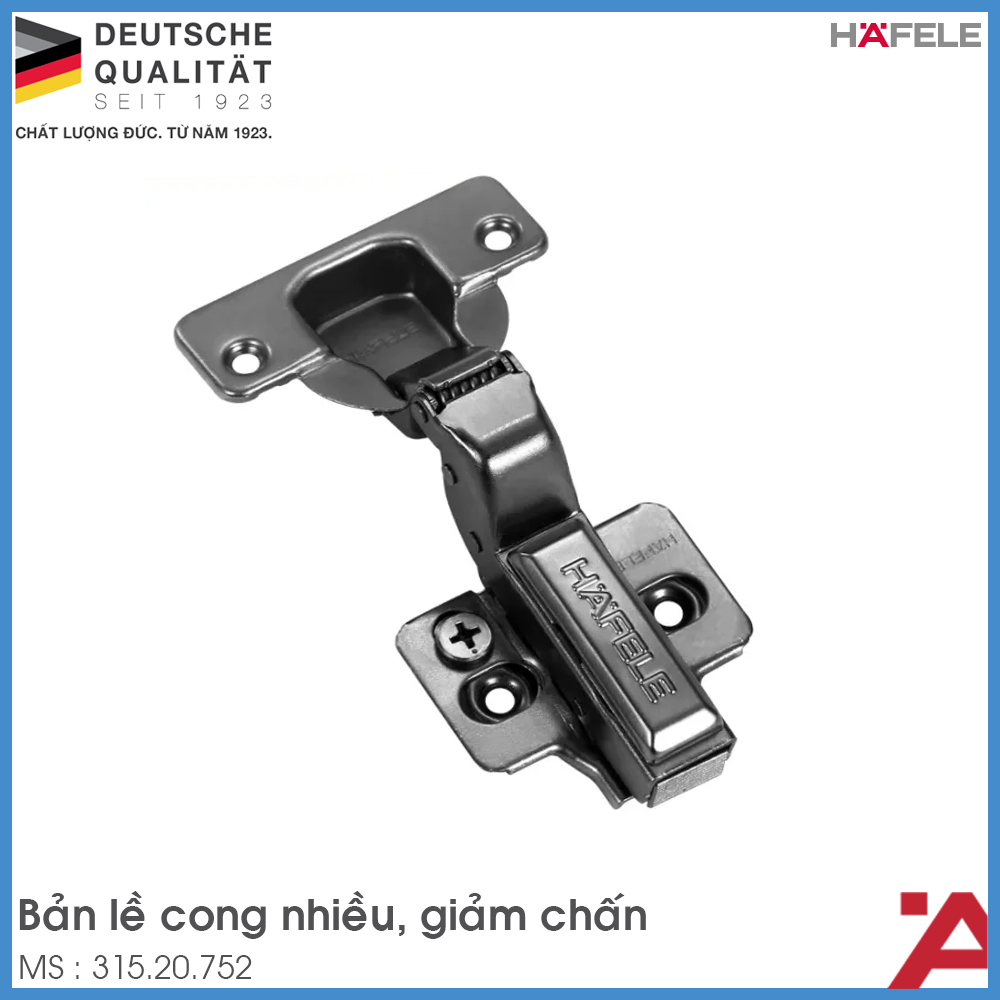 Bản Lề Tủ Lọt Lòng Metalla SM 110° Hafele 315.20.752