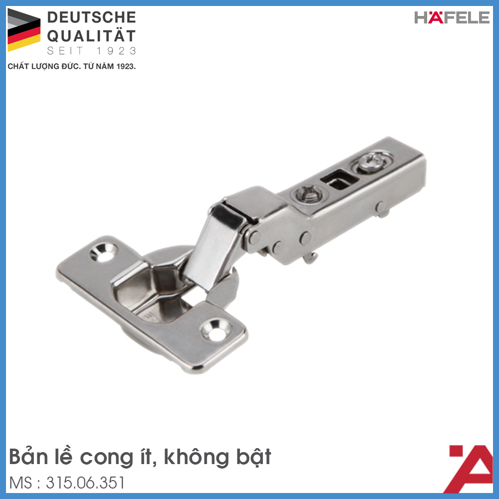 Bản Lề Tủ Trùm Nửa Metalla SM 110° Hafele 315.06.351